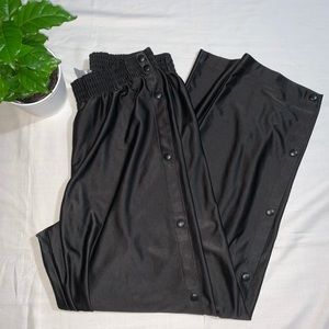 Black Nike tearaway pants